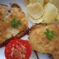 Chuletas de cerdo con costra de queso [Horno]
