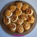 Rollitos de hojaldre con jamón y queso emental