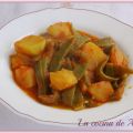 JUDÍAS VERDES CON PATATA Y TOMATE