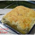 Lasaña de jamón y queso