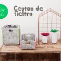 Small & Low Cost: Cestas de fieltro fáciles