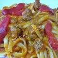 Tallarines de carne