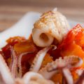 Tapa de calamar con pisto