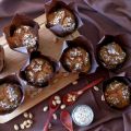 Muffins de mantequilla de cacahuete y plátano