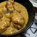 Pollo a la mostaza antigua