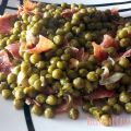 Guisantes con jamón