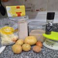 BOMBAS DE PATATA CON PARMESANO Y MOZAZARELA