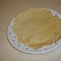 Crepes rellenos de espinacas con jamón
