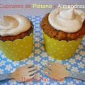 Cupcakes de plátano y almendras