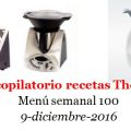 Menú semanal 100  con thermomix