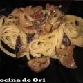 TALLARINES CON SETAS DE CARDO