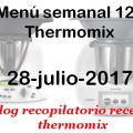 Menú semanal 126  con thermomix