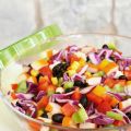 Ensalada templada de frijoles