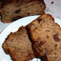 Pan de plátano con nueces y chocolate