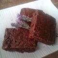 Torta de chocolate a la lavanda (vegano).