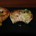 Miniquiches de calabacín, puerro y salmón[...]