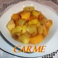Ensalada tibia de frutas especiadas
