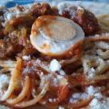 ESPAGUETIS CON PISTO