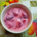Fresas con crema de yogurt