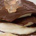 Milhojas de chocolate con crema de mascarpone