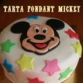 Tarta fondant Mickey Mouse (¡con plantilla[...]