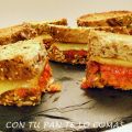 SANDWICH DE SOBRASADA, MIEL Y QUESO DE MAHÓN