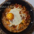 Pisto manchego con huevo al horno