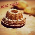 Mini bundt cakes