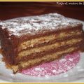 Tarta de galletas y chocolate