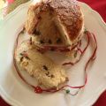Panettone de frutas y chocolate