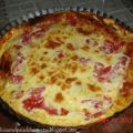Quiche de tomate y queso