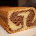 Plum cake amarmolado