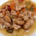 Pollo con verduras