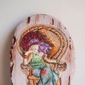 GALLETA DECORADA 2D, CHICA SENTADA EN ASIENTO[...]