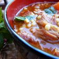 Sopa de cordero, hierbabuena, muy especiada, y[...]