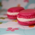 Macarons de fresa