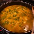 ARROZ CALDOSO DE SEPIA CON GUISANTES