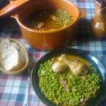 Guisantes con pollo
