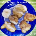 Buñuelos rellenos de crema de manzana