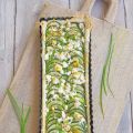 Tarta de calabacín con yogur y queso feta