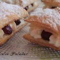 Milhojas de nata y arándanos