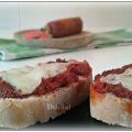 TOSTA DE SOBRASADA Y QUESO