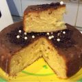 Bizcocho de chocolate blanco