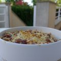 Entrante de crumble de verdura