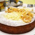 Tarta caprese de chocolate blanco y limón