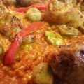 Receta arroz con conejo y verduras