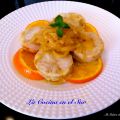 MEDALLONES DE MERLUZA A LA NARANJA