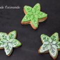 Galletas en forma de hoja
