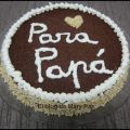 Tarta de avellanas y chocolate