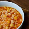 BLW: Sopa de garbanzos con arroz